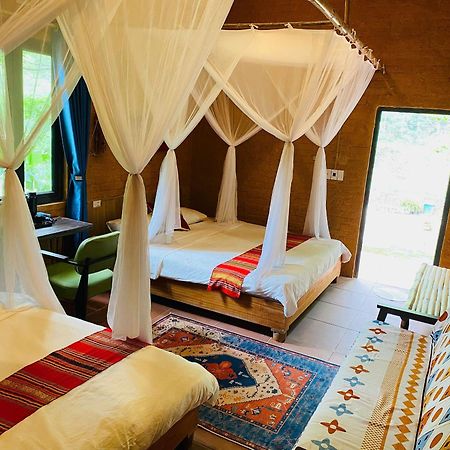 Pu Luong Homestay & Tours Huong Ba Thuoc Екстериор снимка